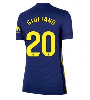 Atletico Madrid Giuliano Simeone #20 Segunda Equipación Mujer 2025-26 Manga Corta